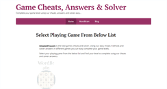 Desktop Screenshot of cheats4pro.com